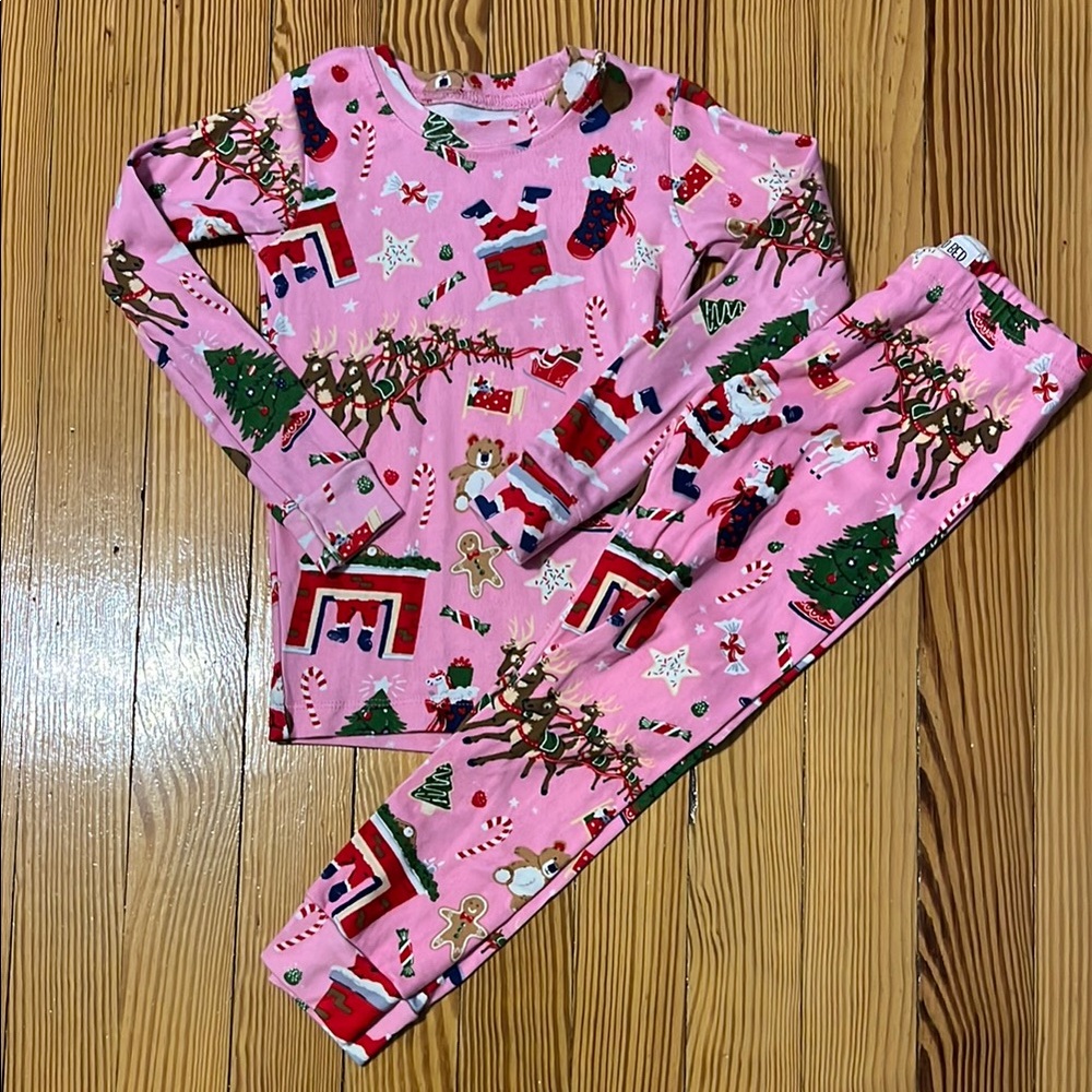 Books to Bed Christmas Pajamas 
Size 5